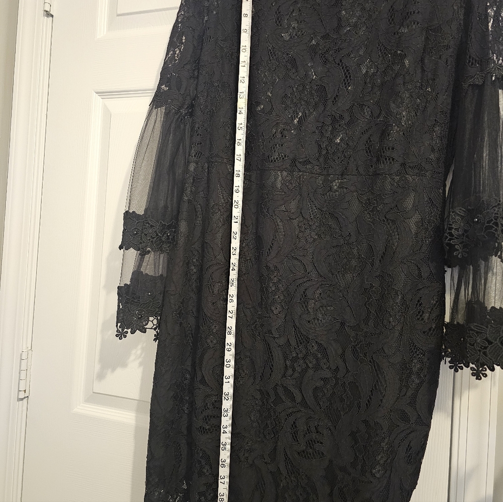 MadRag NWT Women's Black Lace Cocktail Dress Sz XL - Picture 15 of 16